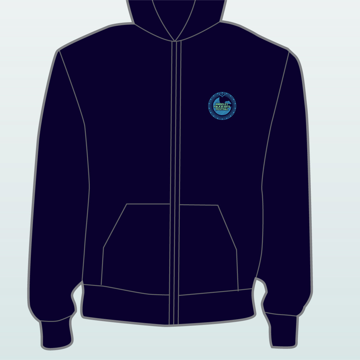 Heavy Weight Zip Up Hoodie