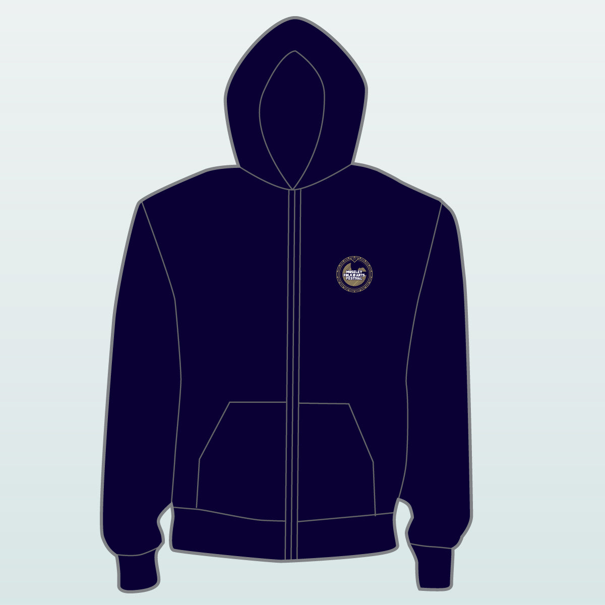 Heavy Weight Zip Up Hoodie
